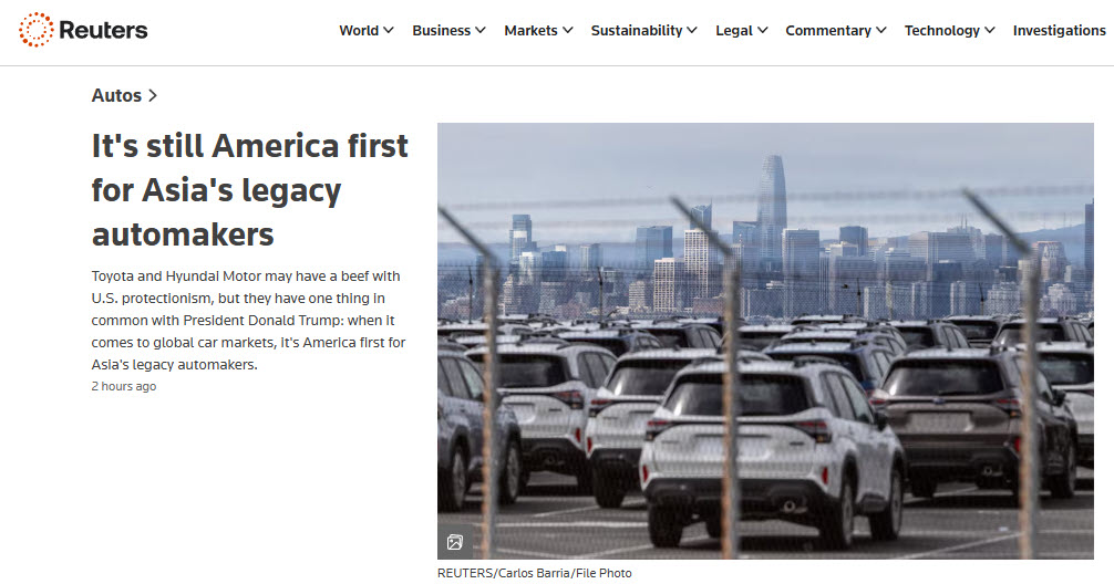 2 - خودروسازان آسیایی دست از آمریکا برنمی‌دارند - It_s still America first for Asia_s legacy automakers