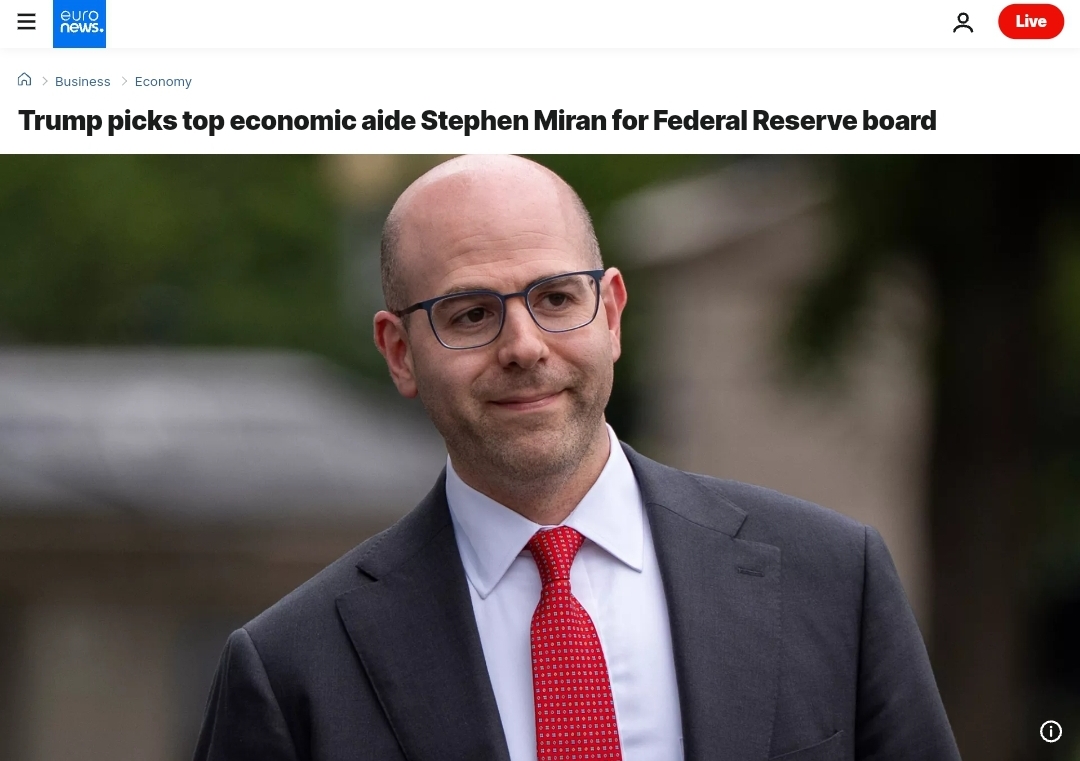 مهرهچینی ترامپ برای تغییر مسیر فدرال رزرو آغاز شد