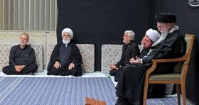 مراسم عزاداری عاشورای حسینی‌ با حضور مقام معظم رهبری برگزار شد+ فیلم