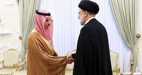 اسکورت سنگین وزیر خارجه عربستان در تهران + فیلم