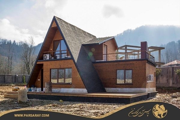 مزایای طراحی مدرن خانه چوبی با ترموود و کاربردهای این متریال در سبک مدرن