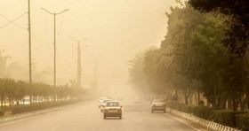 وضعیت بحرانی هوا در تهران + عکس