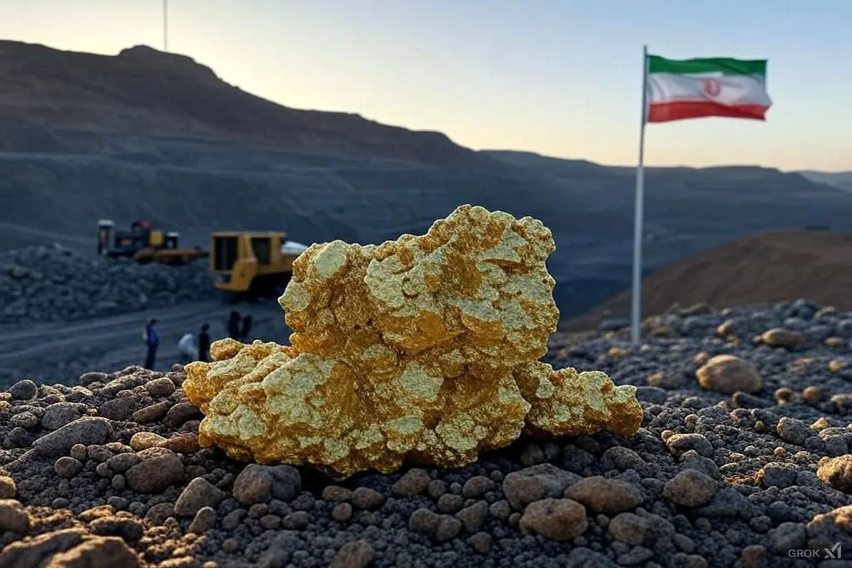 ایران بر روی کمربند معادن طلای جهان نشست
