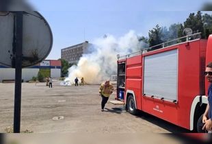 مانور ایمنی و آتش نشانی در نمایشگاه بین المللی تهران برگزار شد
