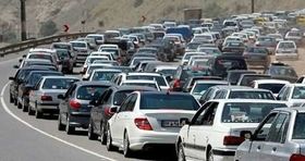 ترافیک سنگین آزادراه تهران - شمال / درخواست ویژه پلیس از مسافران نوروزی 
