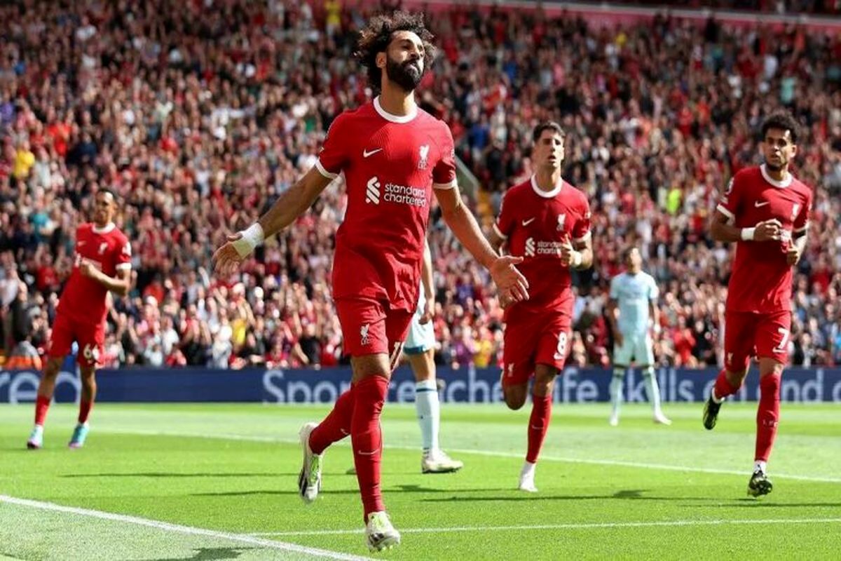 محمد صلاح، پنجمین گلزن برتر لیورپول شد