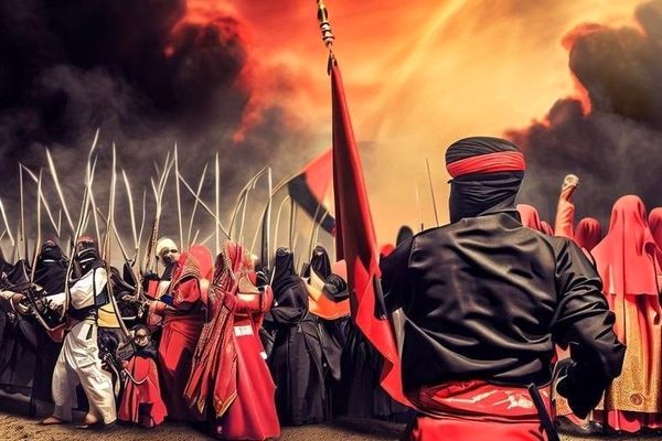 تصویرسازی هوش مصنوعی از واقعه عاشورا + عکس