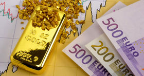ادامه روند نزولی قیمت طلا و یورو