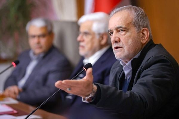 پزشکیان: از آمریکا و اسرائیل نمی‌ ترسم؛ از دعوای داخلی می‌ ترسم!