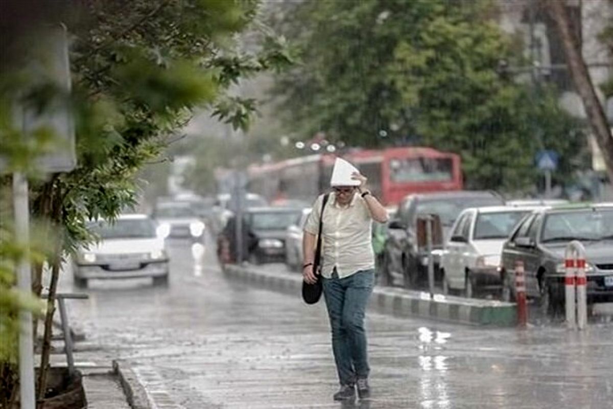 باران و باد شدید، امروز در ارتفاعات تهران و ۴ استان دیگر