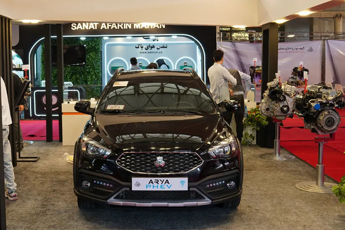 نخستین خودروی هیبریدی ایرانی رونمایی شد+ عکس