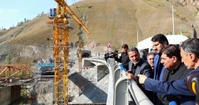 تجهیز کارگاه برای شروع ساخت منطقه سوم آزادراه تهران شمال 