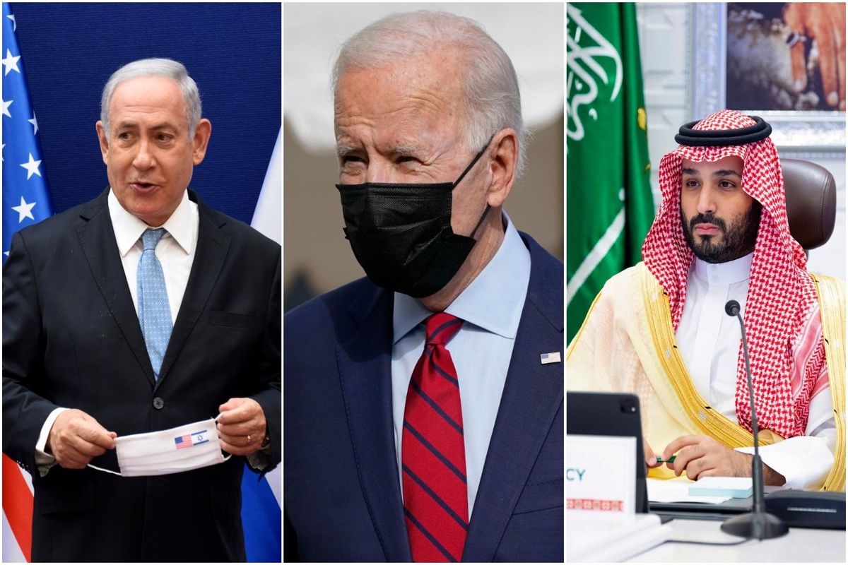 میانجی گری آمریکا بین عربستان و اسرائیل