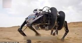 ساخت گاومیش رباتیک در چین با قابلیت دویدن! +فیلم