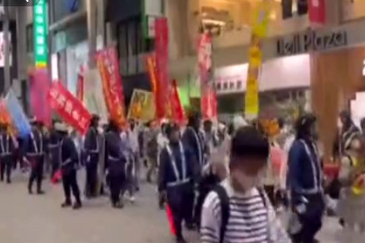 تظاهرات مردم هیروشیما علیه سفر بایدن + فیلم