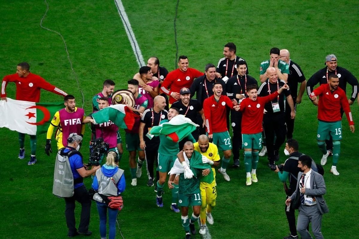 تقدیم قهرمانی در جام عرب به فلسطینی‌ها + عکس