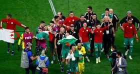 تقدیم قهرمانی در جام عرب به فلسطینی‌ها + عکس