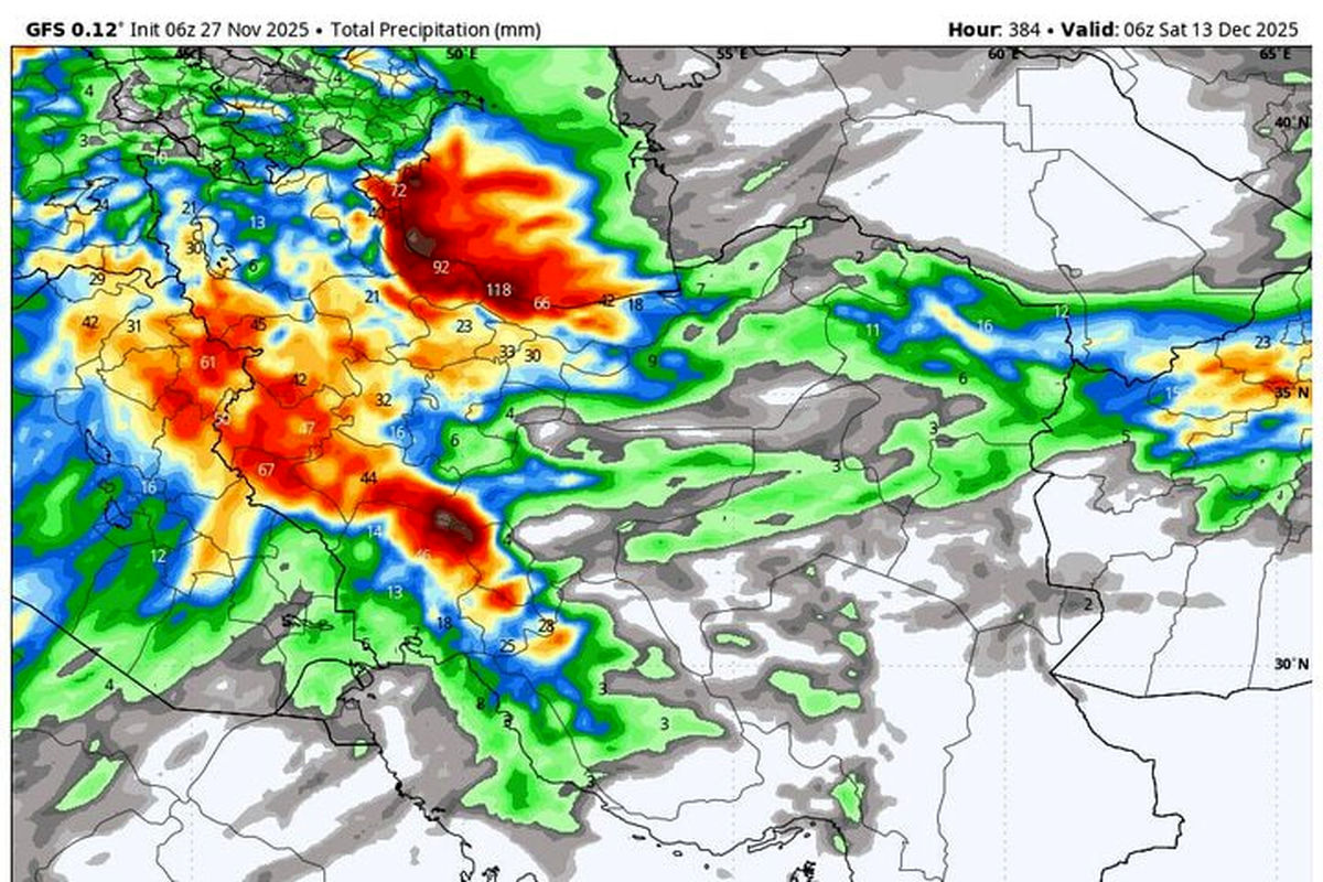 فعالیت سامانه بارشی در این شهرها/ آلاینده‌ها فردا اوج می‌گیرند