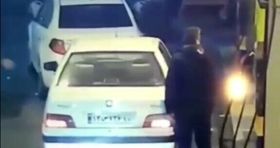 واکنش پلیس به فیلم سرقت پژوپارس در پمپ بنزین