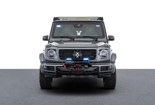 شاهکار جدید بنز/شاسی بلند ضد گلوله مرسدس رونمایی شد