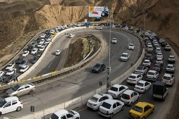 محدودیت‌های ترافیکی جاده چالوس و تهران-شمال 