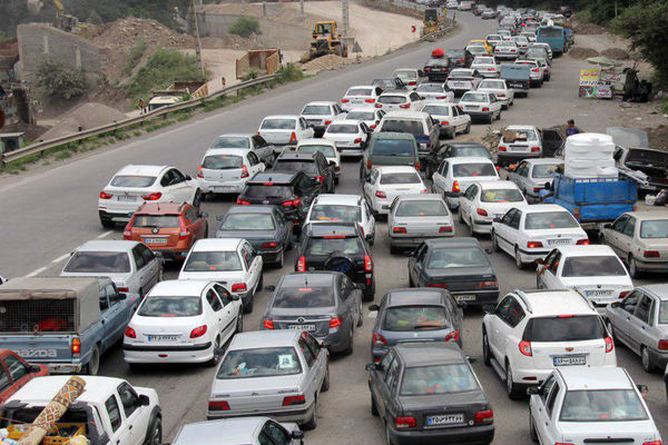 اوضاع ترافیک در جاده چالوس و محور فیروزکوه
