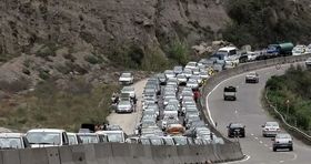  آخرین وضعیت ترافیک در محورهای ورودی به مازندران 