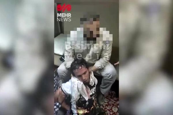 فیلم تروریست دستگیرشده حادثه شاهچراغ در بند حافظان امنیت