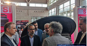 بازدید نماینده مجلس از نمایشگاه های معدن و ریخته گری شهر آفتاب