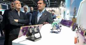 بازدید پزشکیان از نمایشگاه فناوری های روز آمد و ایران کانماین