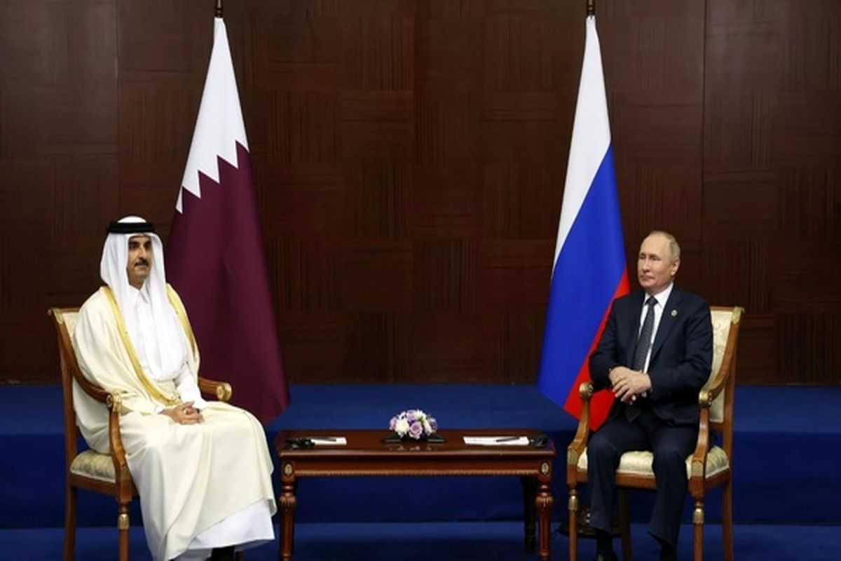 امیر قطر برای پوتین پیام فرستاد