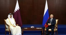 امیر قطر برای پوتین پیام فرستاد