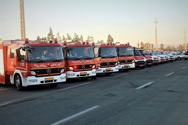 تمهیدات سازمان آتش نشانی برای زائران اربعین