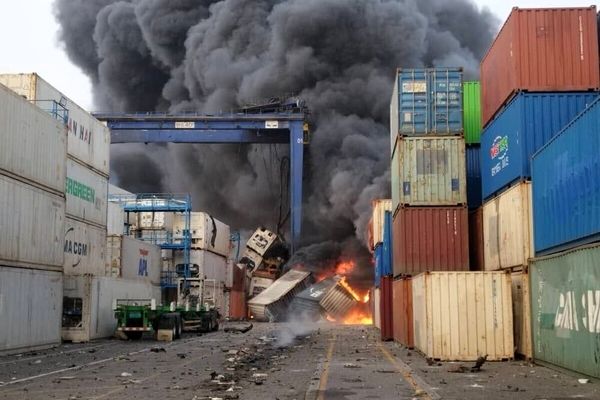 حجم برنج از بین رفته در بندر شهید رجایی اعلام شد (۱۴ اردیبهشت)