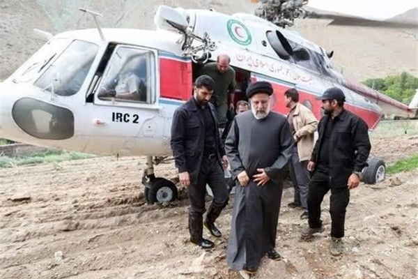 سانحه برای هلی‌کوپتر حامل رئیس‌ جمهور  / اعزام نیروهای امدادی به محل حادثه