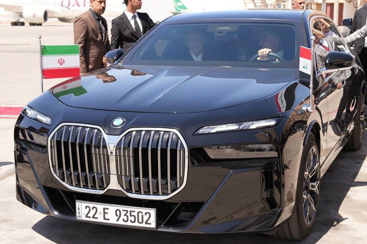 پزشکیان BMW سوار شد + عکس