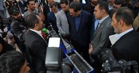 بازدید وزیر صمت از نمایشگاه صنعت تهران + عکس
