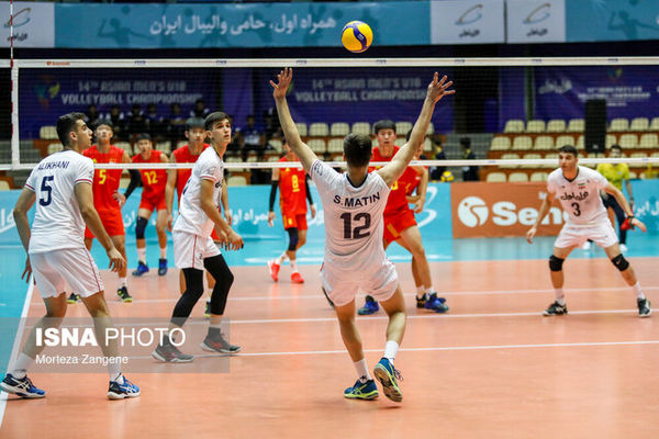 والیبالیست های نوجوان ایران در فینال آسیا