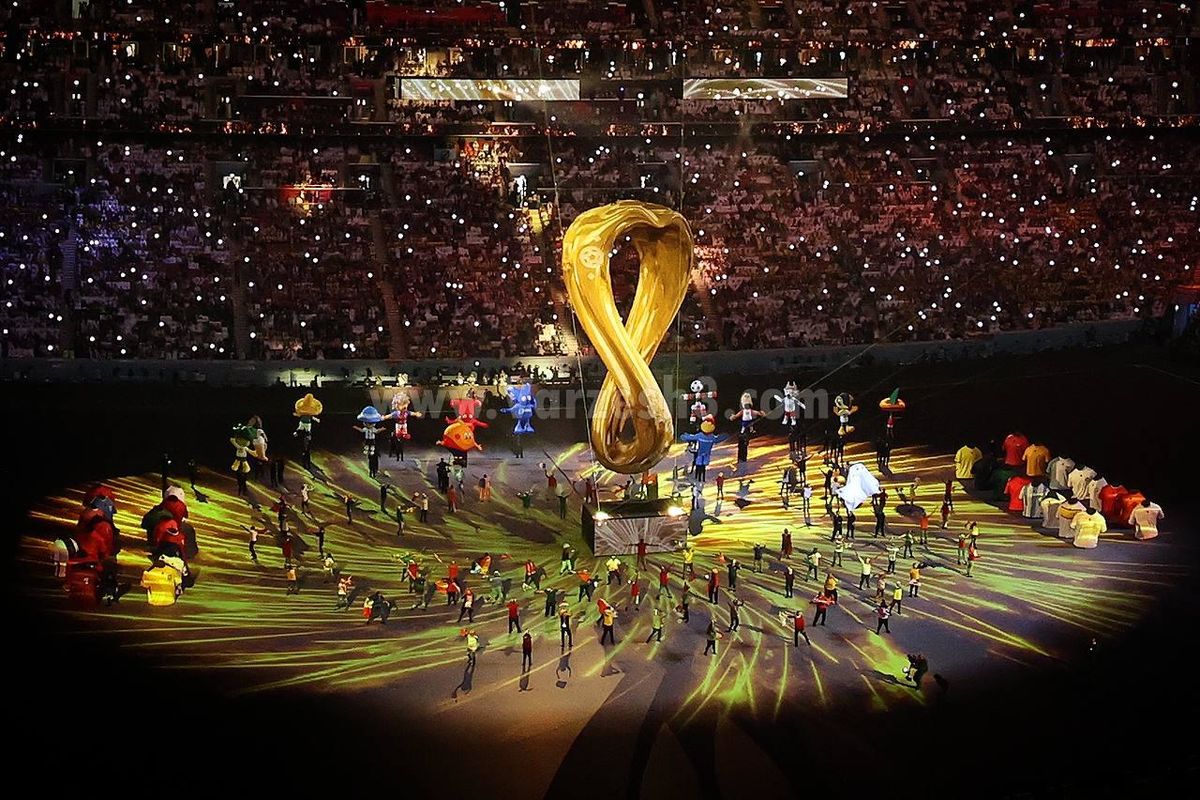 تصاویری جالب از افتتاحیه جام جهانی