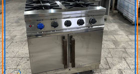 تمیز کردن اجاق چهار شعله فردار صنعتی
