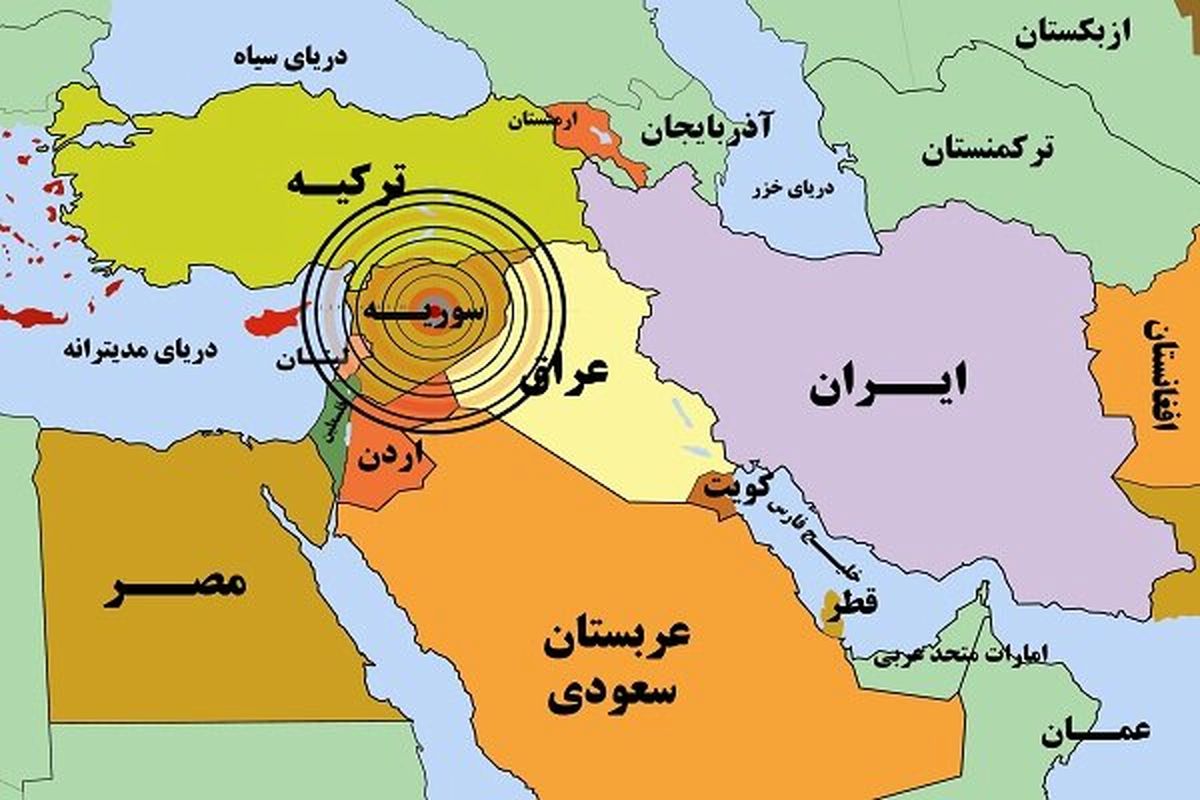 تغییر خطوط مرزی سوریه و سرزمین های اشغالی 