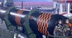 سلاح هسته ای جدید کره شمالی رونمایی شد + عکس
