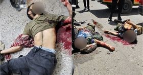 اولین تصاویر از ۳ مهاجم کشته شده در حملۀ تروریستی زاهدان (۱۸+)