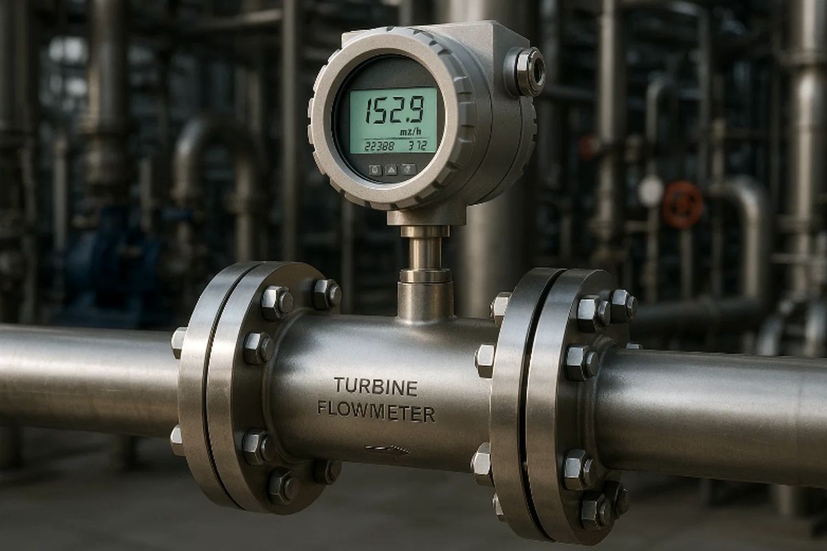 راهنمای کامل خرید فلومتر توربینی | انتخاب هوشمندانه برای اندازه‌گیری جریان

