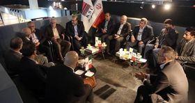  بازدید معاون اقتصادی و سازندگی سپاه پاسداران انقلاب اسلامی از غرفه فولاد خوزستان در نمایشگاه ایران اکسپو ۲۰۲۵