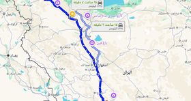 فاصله تبریز تا شیراز (هوایی + زمینی)
