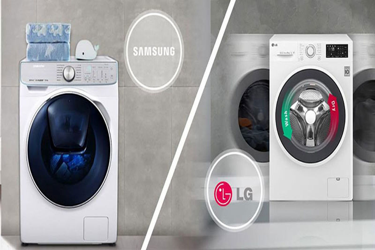 مقایسه لباسشویی ال جی و سامسونگ
