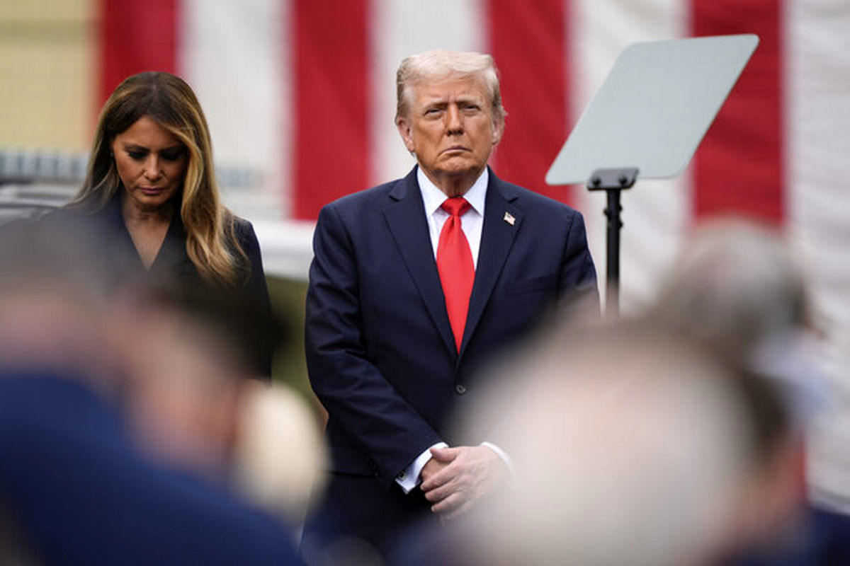 خبر داغ از سکته کردن ترامپ؛ چهره جدید او جنجالی شد