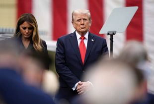 خبر داغ از سکته کردن ترامپ؛ چهره جدید او جنجالی شد