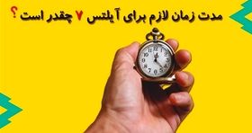 مدت زمان لازم برای آیلتس ۷ چقدر است؟